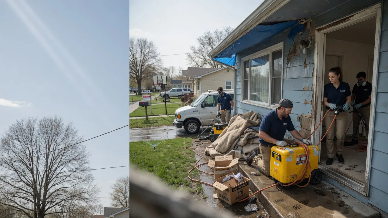 Basement Flood Cleanup in Roggen, CO near me